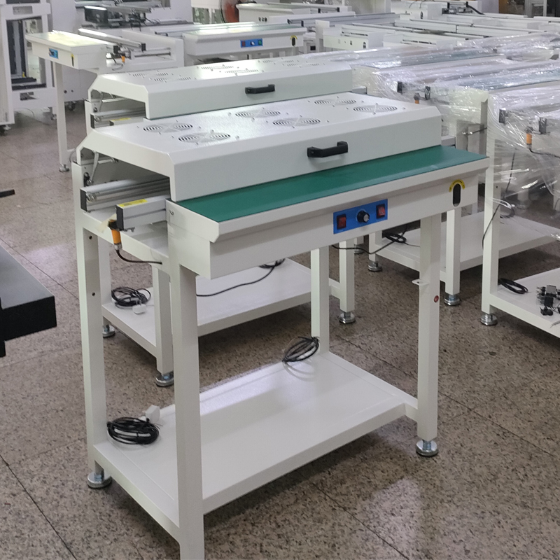 smt设备YABO鸭脖接驳台带冷风罩